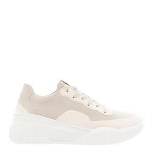 Carl Scarpa Maive Beige Leather Chunky Trainers